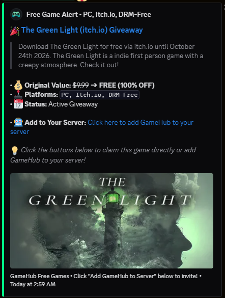 GameHub Free Game Giveaway Screenshot