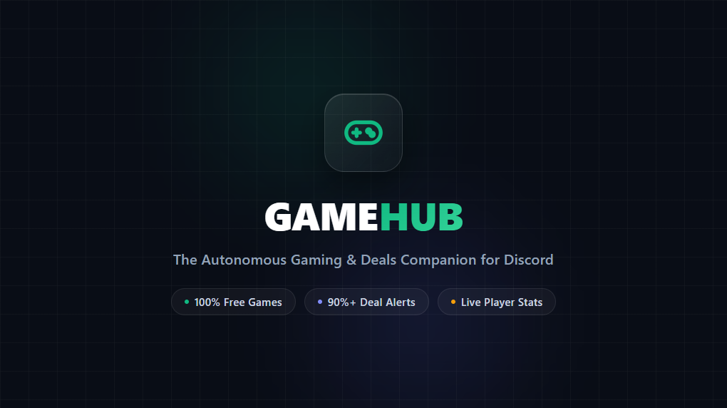 GameHub • The Ultimate Discord Gaming Companion